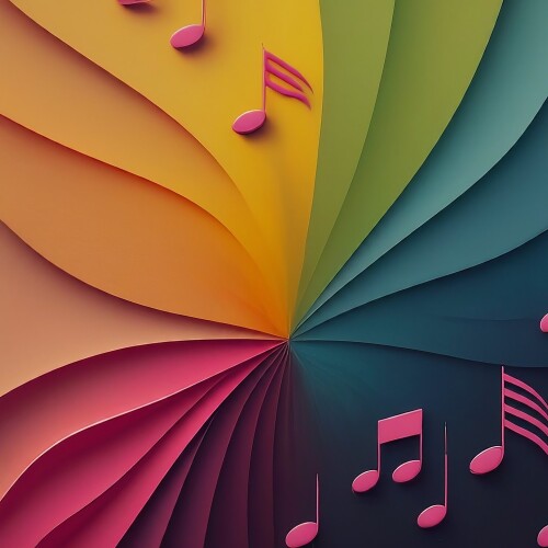 image fx create music note colour gradient and colour (20)